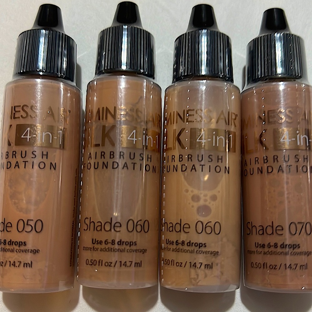 Luminess 4-in-1 Airbrush Foundation Rich Coverage 
4 piece